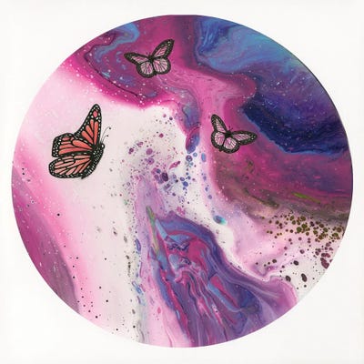 Flutterby by Ann Hutchinson multi panel art