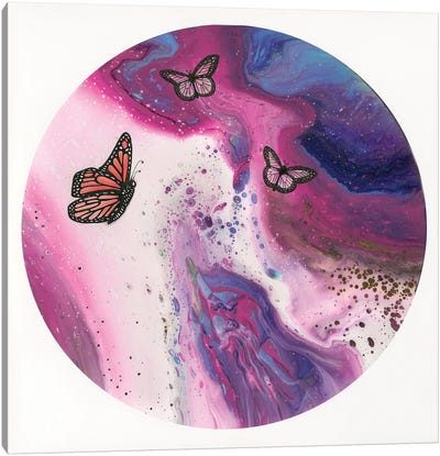 Flutterby Canvas Art Print - Monarch Butterflies