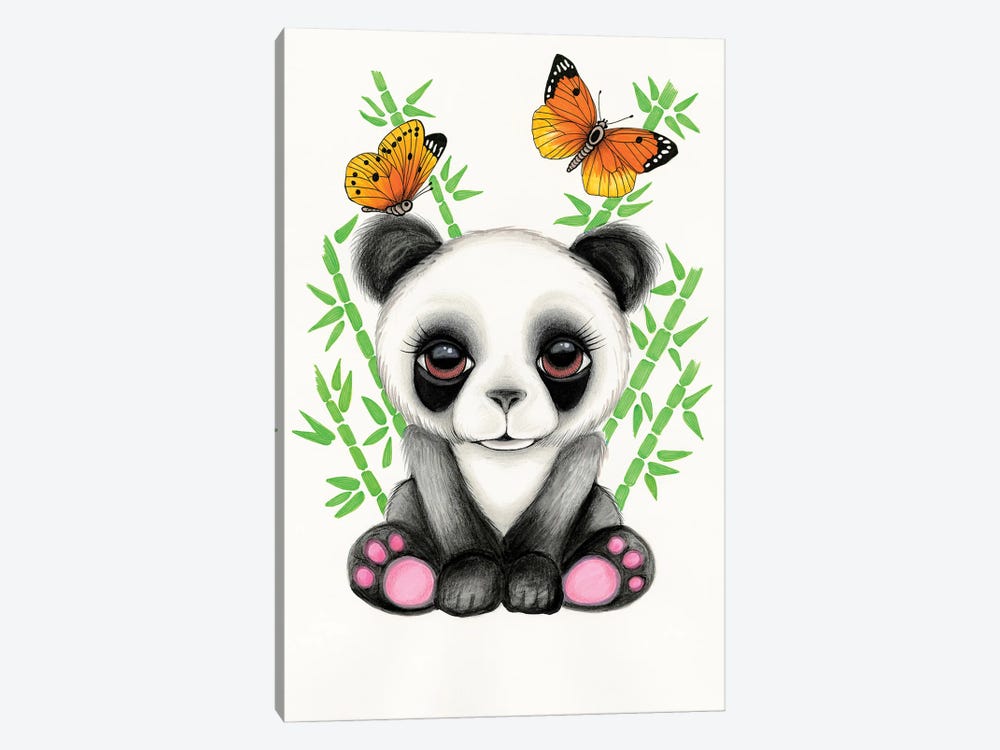 Baby Panda by Ann Hutchinson 1-piece Art Print