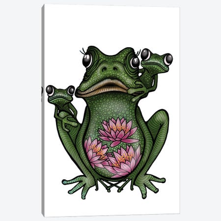 Frogs Canvas Print #AHT40} by Ann Hutchinson Canvas Art