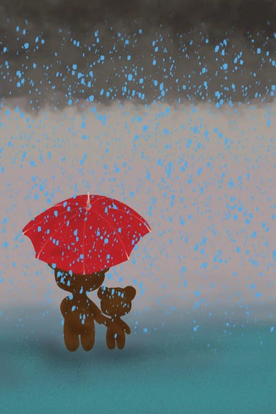 Rain: Little Teds In The Rain by Ann Hutchinson