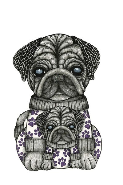 Pugs: Mumpug And Baby by Ann Hutchinson