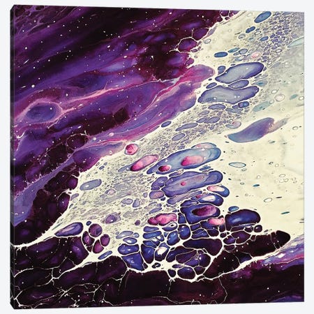 Purple Wash Canvas Print #AHT65} by Ann Hutchinson Art Print
