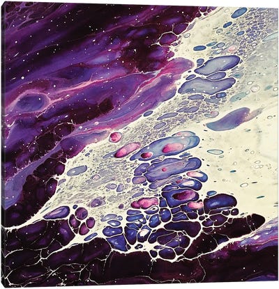 Purple Wash Canvas Art Print - Ann Hutchinson