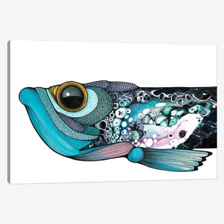 Big Eyed Fish Canvas Print #AHT6} by Ann Hutchinson Canvas Wall Art
