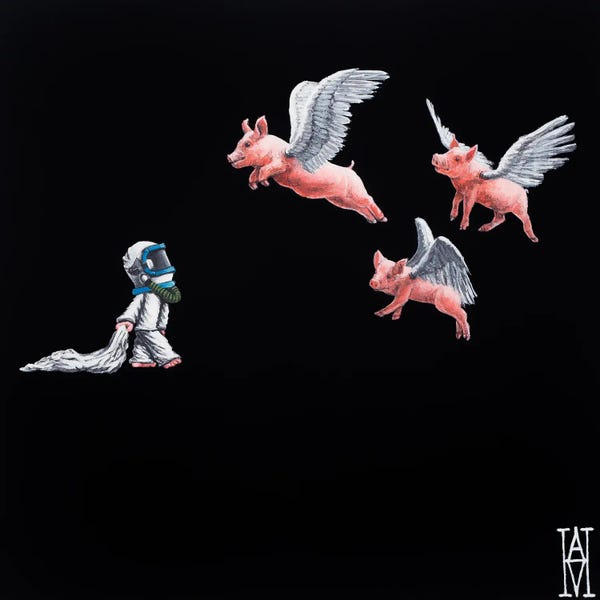 Alec Huxley: Nocturnal Encounters XVII by Alec Huxley