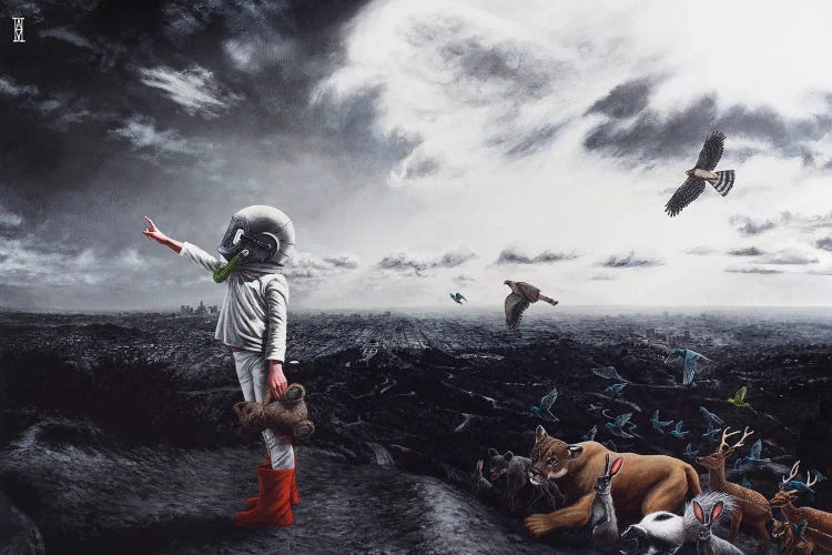 To Play Among The Stars by Alec Huxley wall art