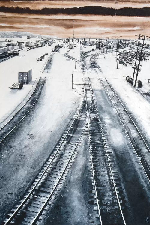 Argo Yard by Alec Huxley wall art