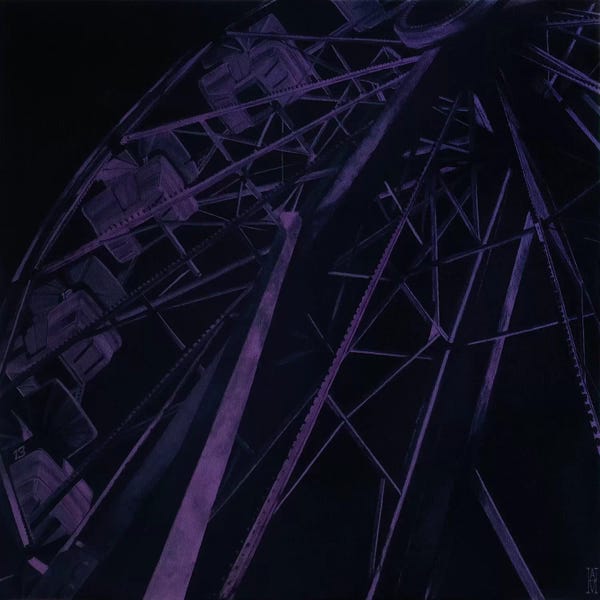 Amusement Parks: Fun Forest Night by Alec Huxley