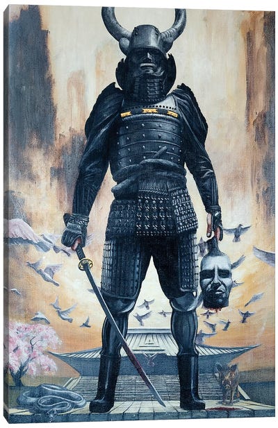 God Of War Canvas Art Print - Alec Huxley