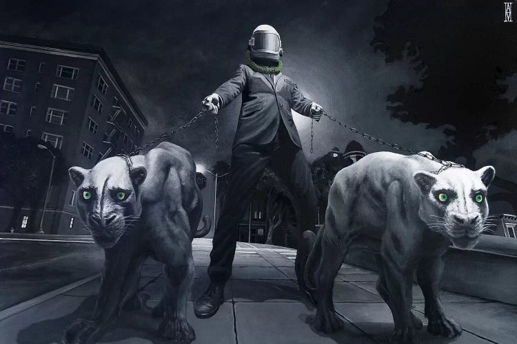 My Reflection Kills by Alec Huxley wall art
