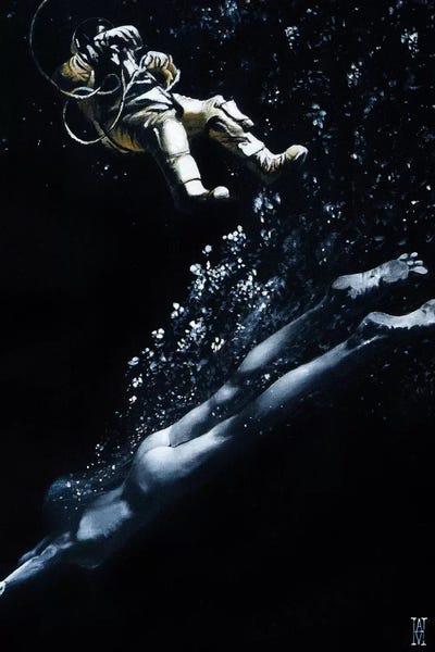 Present Company Expected by Alec Huxley art print