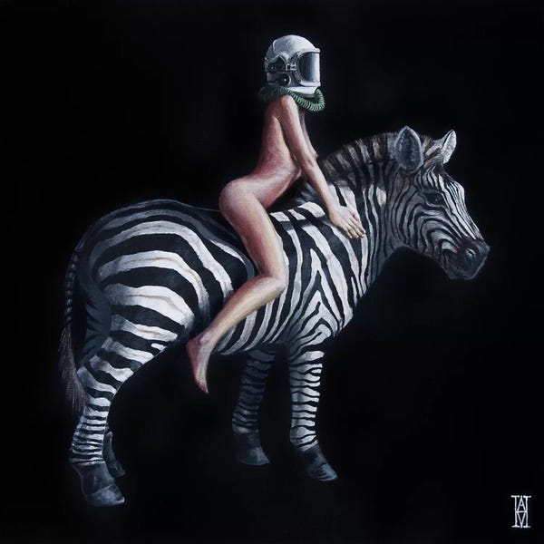 Zebras: Vagabondange by Alec Huxley