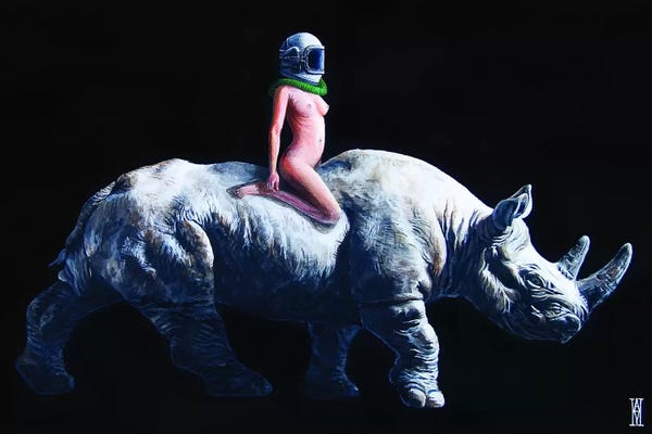 Rhinoceroses: Why Are You Running by Alec Huxley