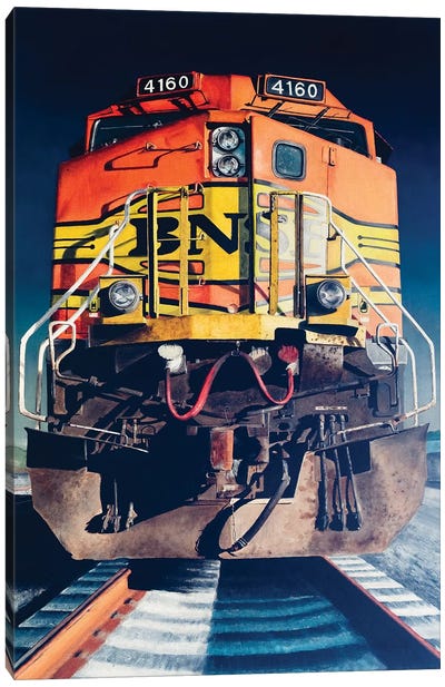 Diesel Canvas Art Print - Trains