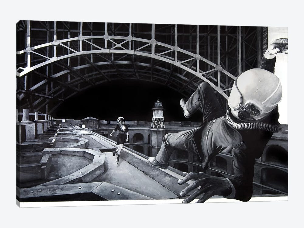It's Hard To Believe That There's Nobody Out There by Alec Huxley 1-piece Canvas Artwork