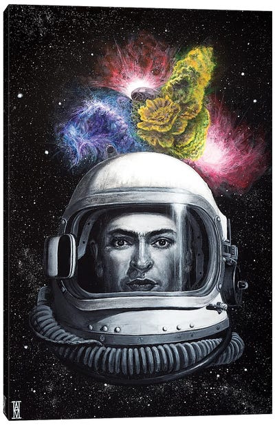 La Casa Cosmica Canvas Art Print - Astronaut Art