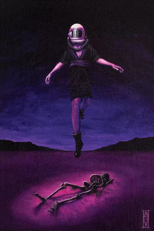 Neon Afterlife by Alec Huxley wall art