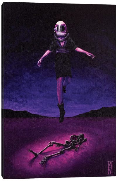 Neon Afterlife Canvas Art Print - Alec Huxley