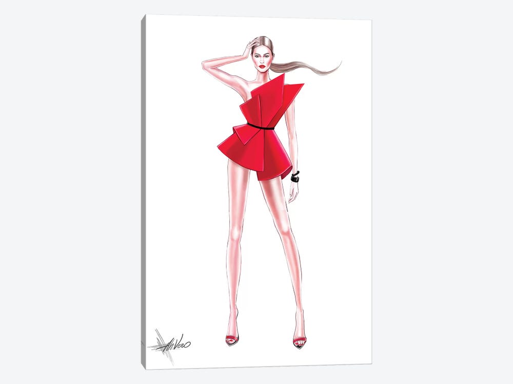 Fashion Red by AhVero 1-piece Canvas Artwork
