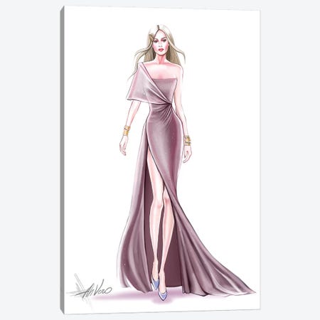 Pink Couture Canvas Print #AHV20} by AhVero Canvas Art