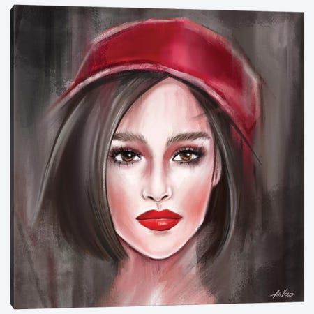 Red Hat Canvas Print #AHV37} by AhVero Canvas Artwork