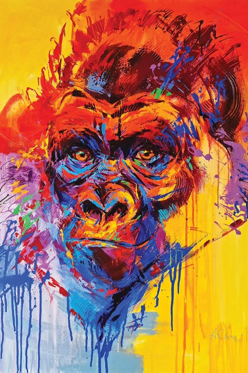 Gorilla by Anna Cher wall art