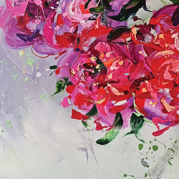 Anna Cher: Floral Triptych by Anna Cher