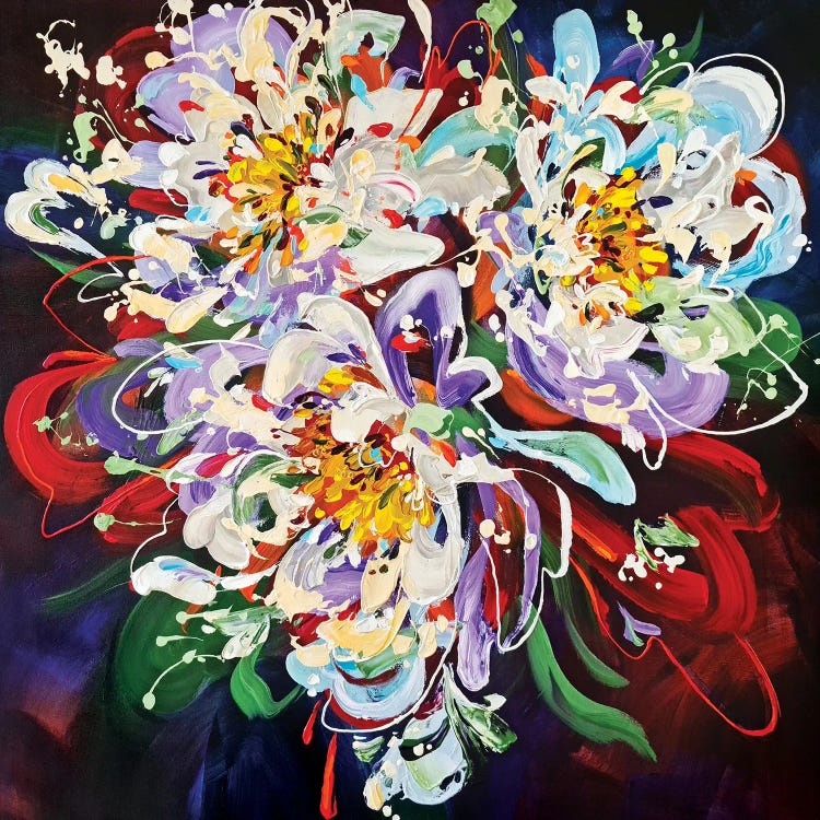 Flower fireworks by Anna Cher wall art