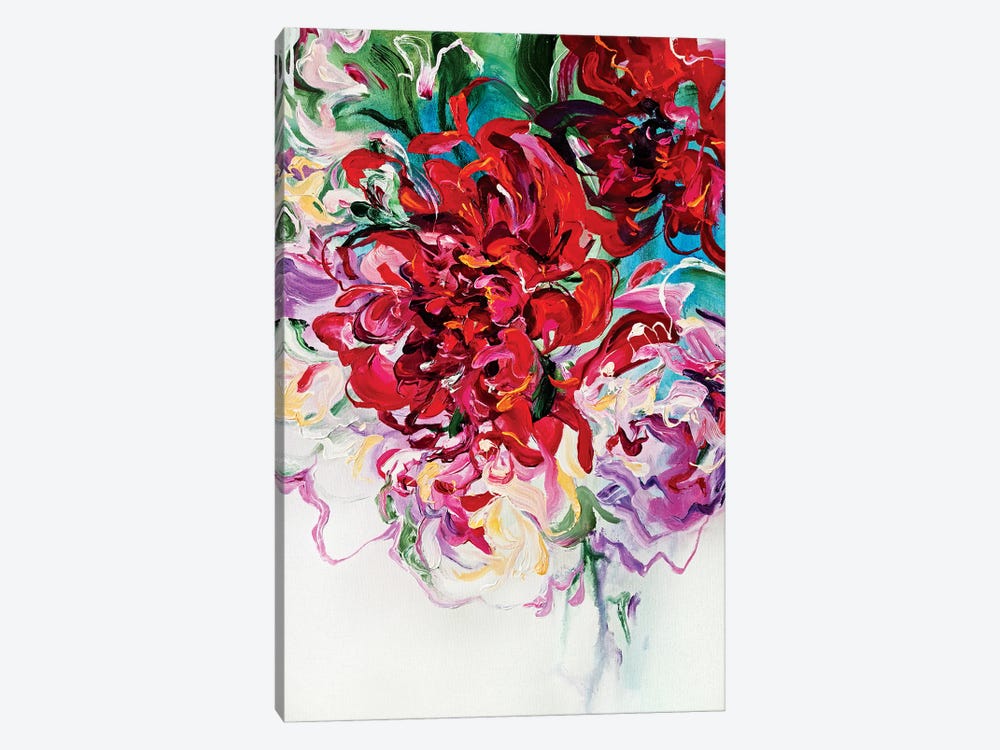 Abstract Floral Canvas Art Print by Anna Cher | iCanvas