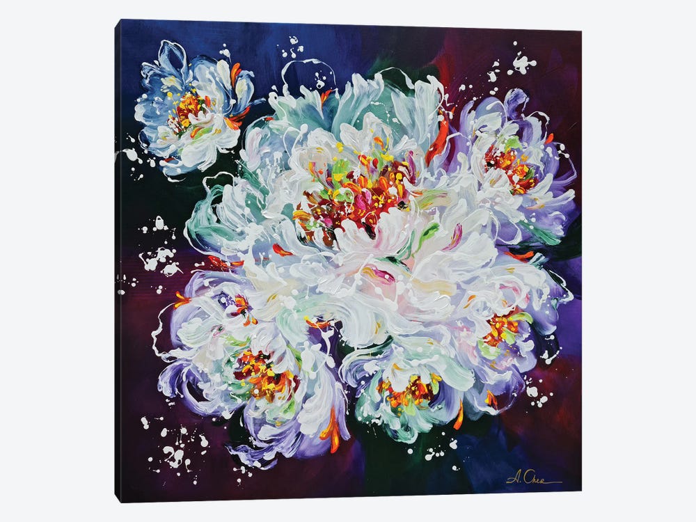 Floral II by Anna Cher 1-piece Canvas Print