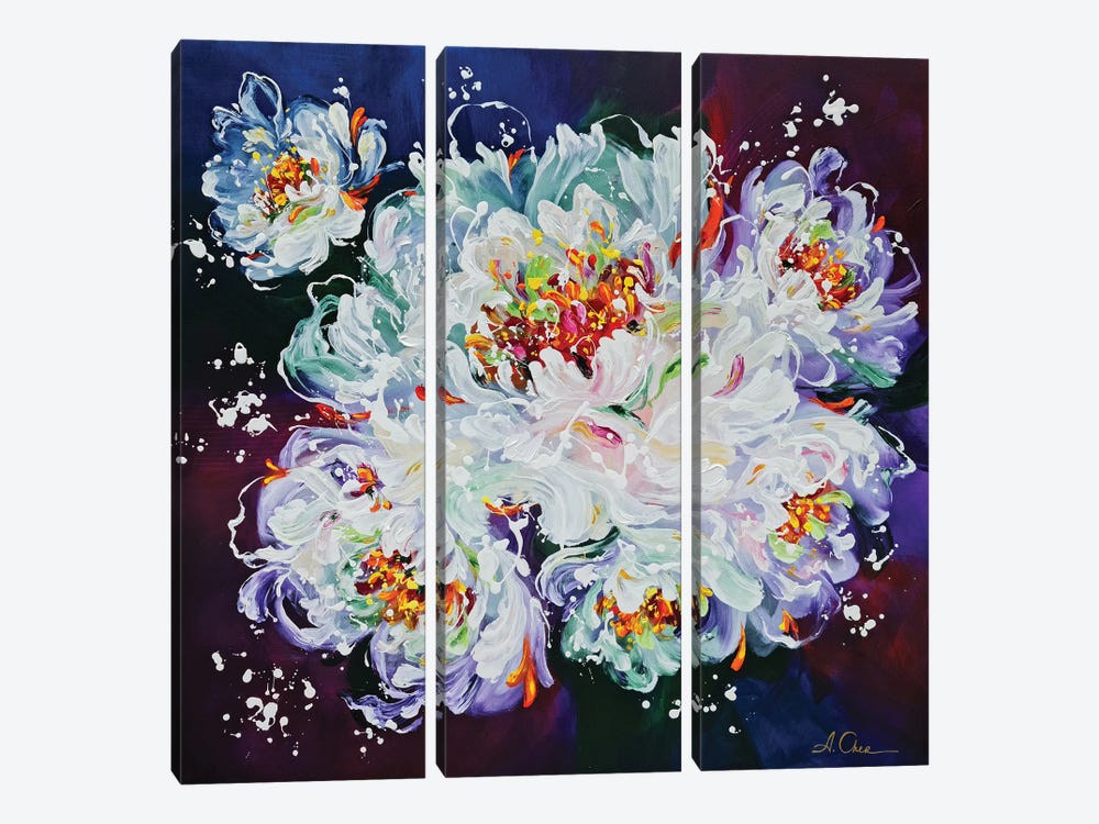 Floral II by Anna Cher 3-piece Art Print
