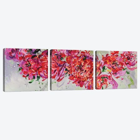 Floral Triptych Canvas Print Set #AHZ3HSET001} by Anna Cher Canvas Art