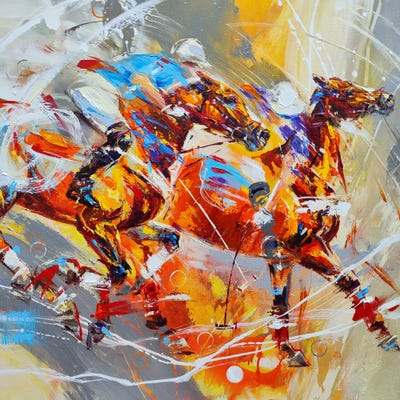 Edge Of Victory by Anna Cher framed wall art