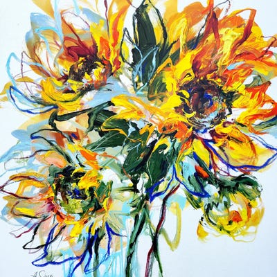 Sunlights by Anna Cher framed wall art