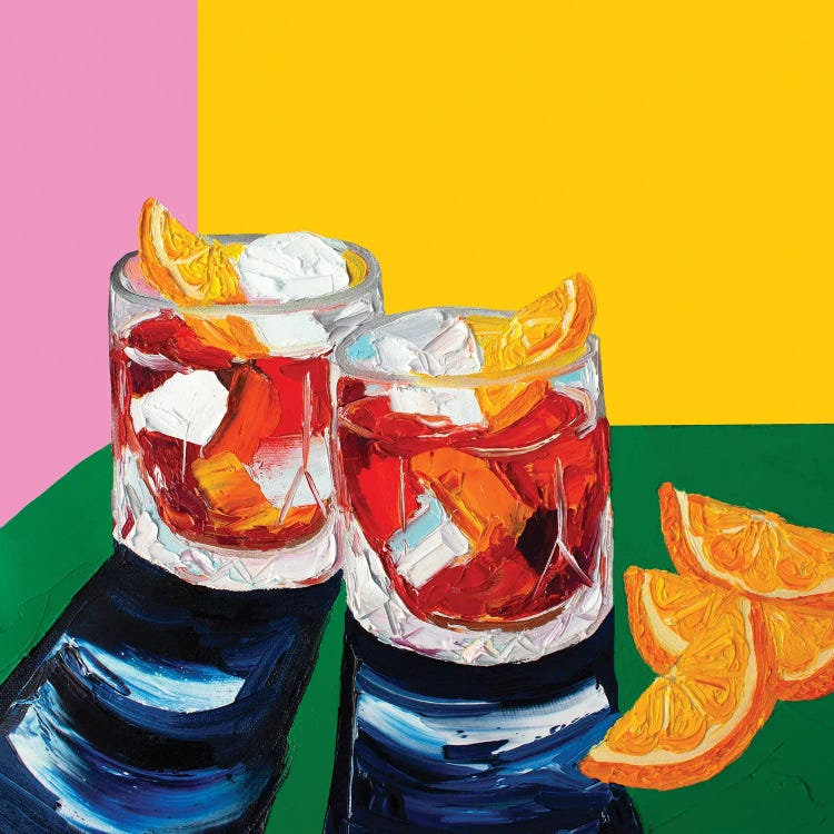 Negronis by Alice Straker wall art