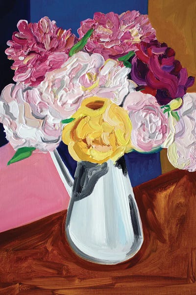 Peonies by Alice Straker multi panel art