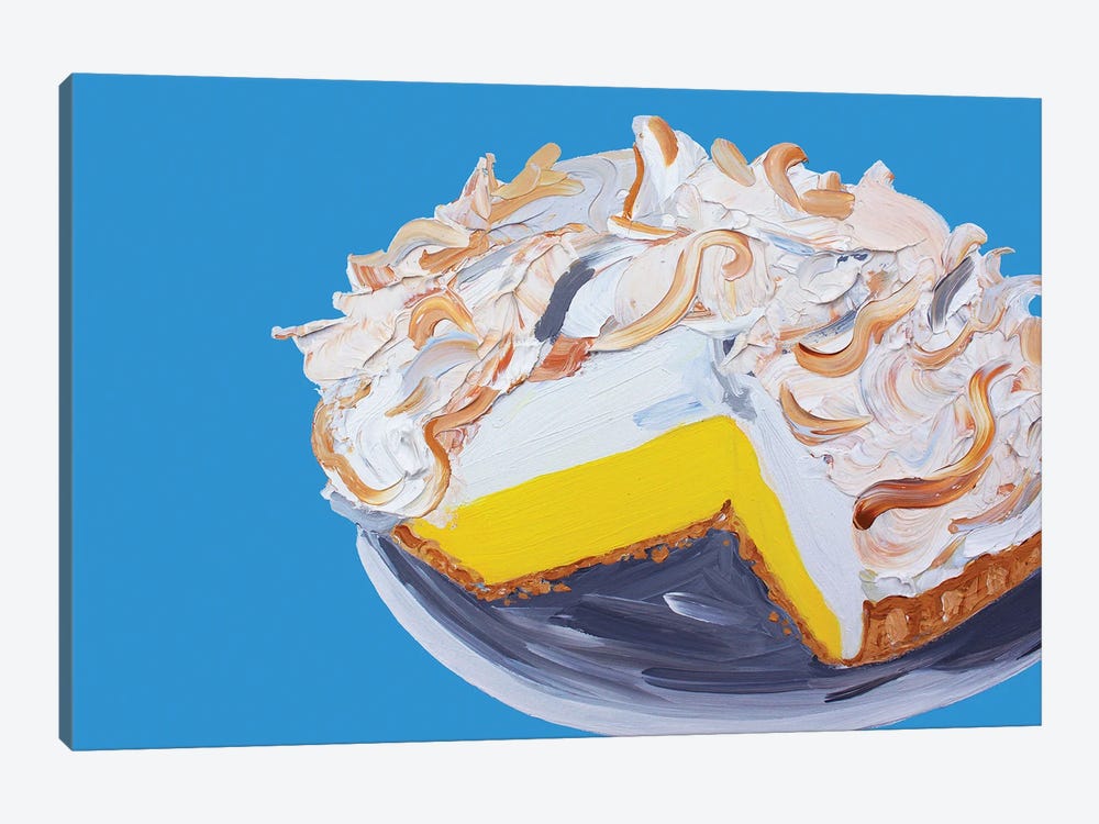 Lemon Meringue Pie by Alice Straker 1-piece Canvas Print