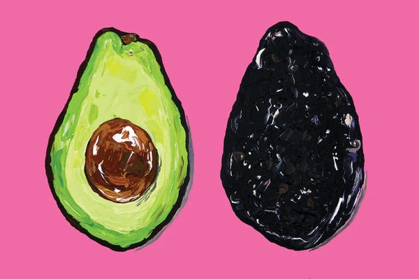 Alice Straker: Avocados by Alice Straker