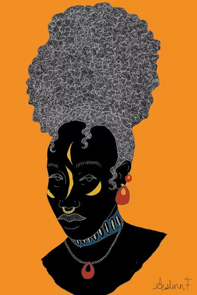 Melancholy - Yellow by Aislinn F framed canvas print