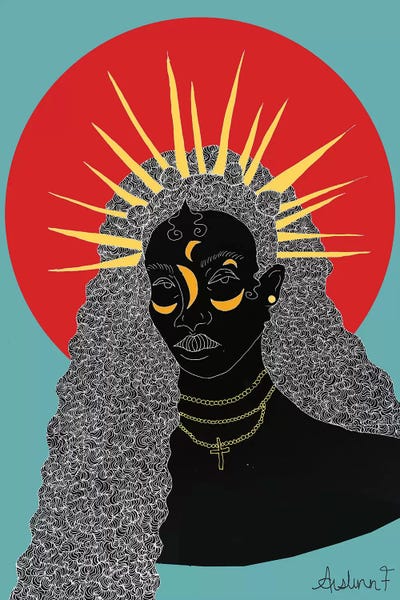 Regaity II - Blue by Aislinn F canvas print