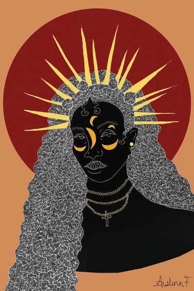 Regality II - Beige by Aislinn F canvas print