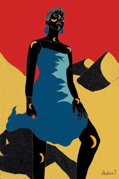 Tattiana II by Aislinn F framed canvas print