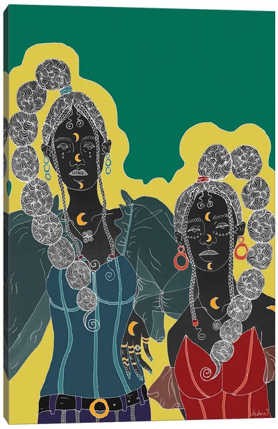 Sisterhood Canvas Art Print - Black Lives Matter Art