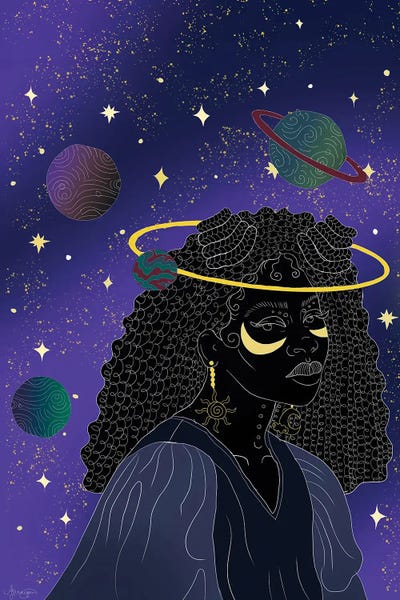 Celestial by Aislinn F framed canvas print