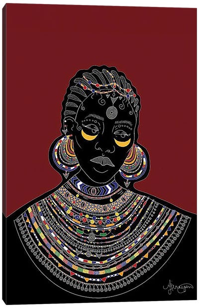 Maasai II Canvas Art Print - African Culture