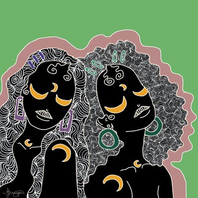 Sister II by Aislinn F canvas print