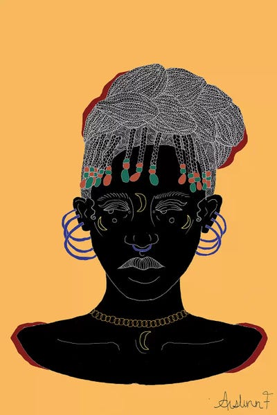 Be Wary - Yellow by Aislinn F canvas print