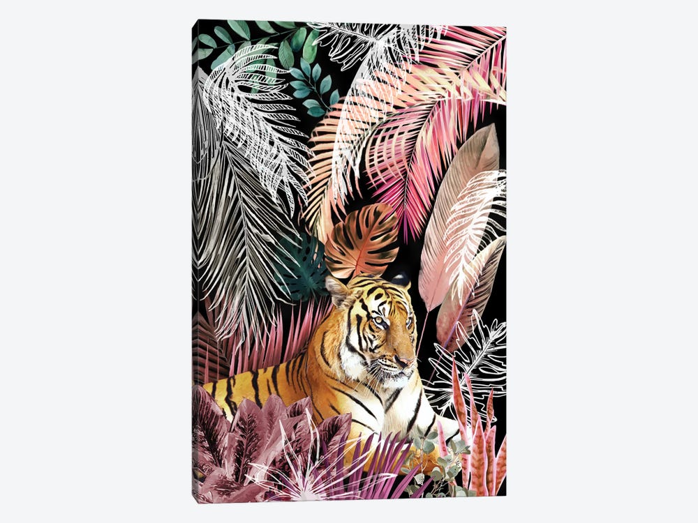 Jungle Tiger I by amini54 1-piece Canvas Art