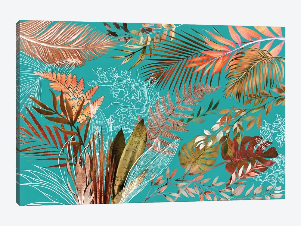 Tropical Foliage VIII by amini54 1-piece Canvas Art